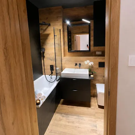 公寓 Mieszczanska Residence - Centrum, Free Parking, Ac, Sauna, Gym & Salt Cave